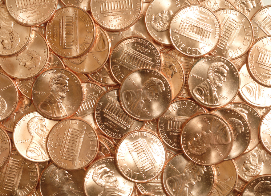 penny-free checkout for grocers